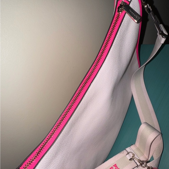 Kate Spade Light Pink Crossbody Bag with Neon Accents - Picture 8 of 11